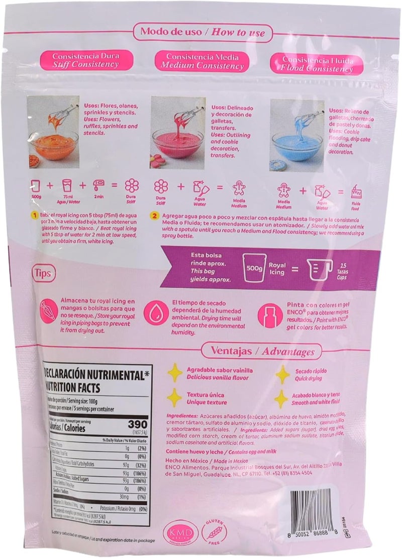 ENCO Royal Icing Mix - Vanilla Flavor - Image 2